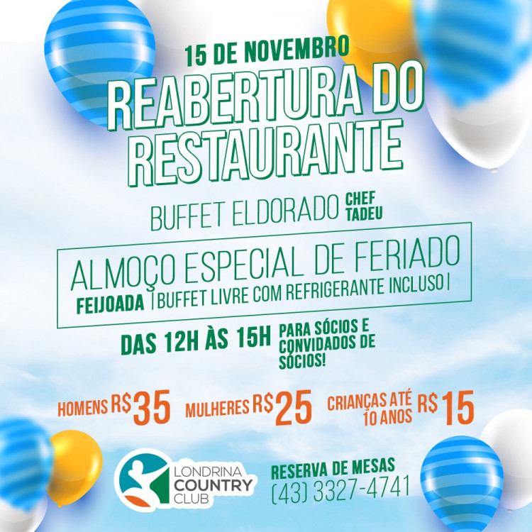 Reabertura restaurante